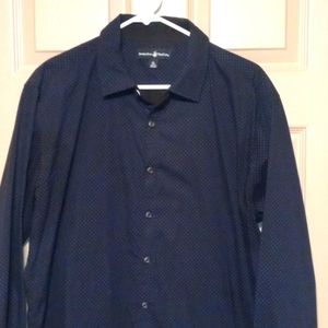 Polo Club, XL, Black and Blue button down